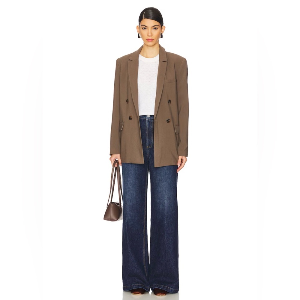 Pistola Lana High Rise Wide Leg in Elevation Size 30